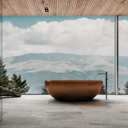 Ванна прозрачная Vincea VBT-6T01BR, 1700*750*550, цвет янтарь прозрачный