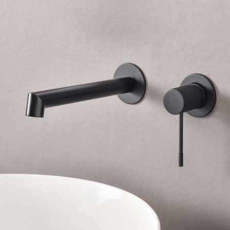 Смеситель для раковины Desire VBFW-1D1MB встраиваемый однорычажный, черный 