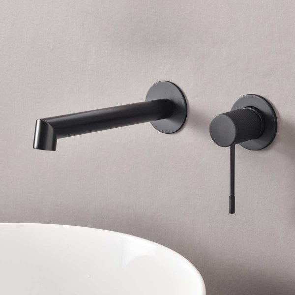 Смеситель для раковины Desire VBFW-1D1MB встраиваемый однорычажный, черный 