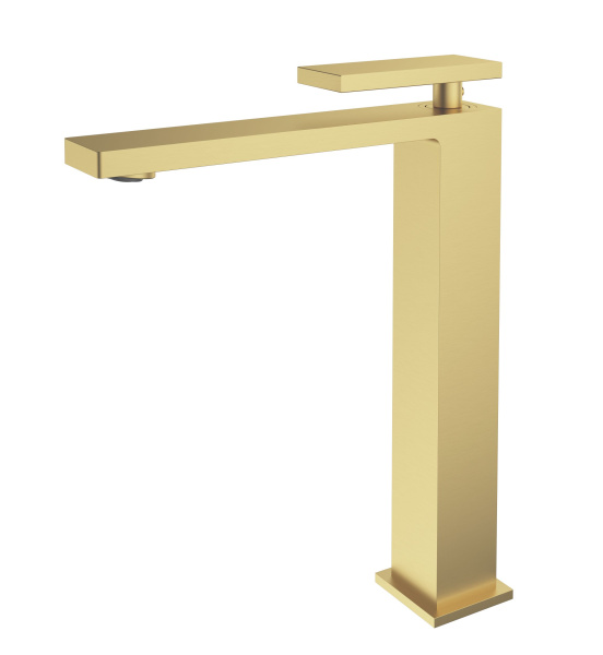 Смеситель для раковины Dice VBF-2DS2BG однорычажный, брашированное золото