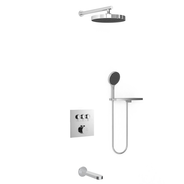 Душевой комплект VSFW-431I2RCH встраиваемый, хром