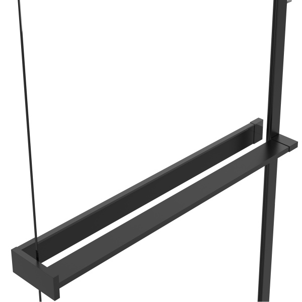 Душевая перегородка Walk-In VSW-1HR100CGB, 1000*2000, черный, стекло тонированное Душевая перегородка Walk-In VSW-1HR100CGB, 1000*2000, черный, стекло тонированное