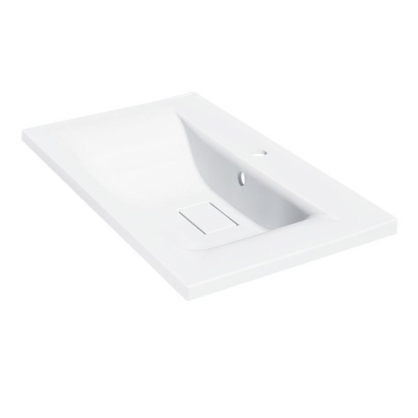 Раковина VCB-3M750W из искусственного камня, цвет белый