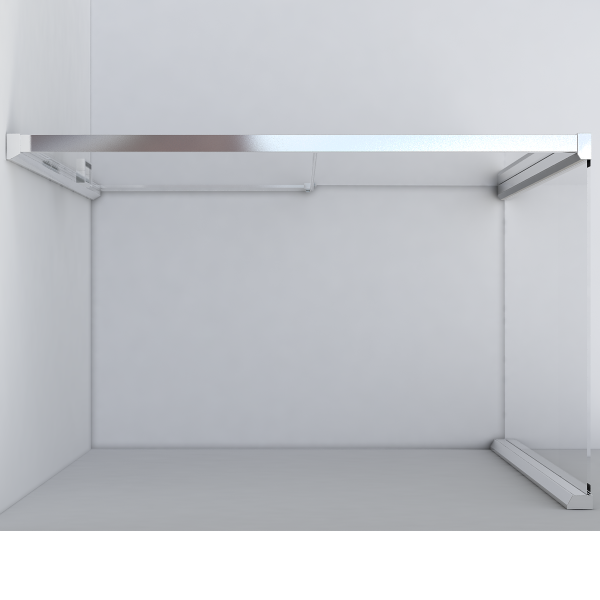 Душевой уголок Lugano VSR-1L9012CGB-1, 1200*900, черный, стекло тонированное