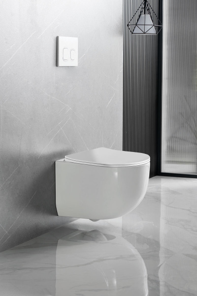 Унитаз подвесной Globo VT1-52T Tornado, цвет белый, ультратонкое soft-close сиденье