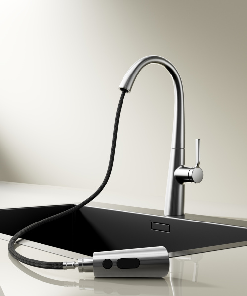 Смеситель для кухни Vincea VKF-176CH, хром