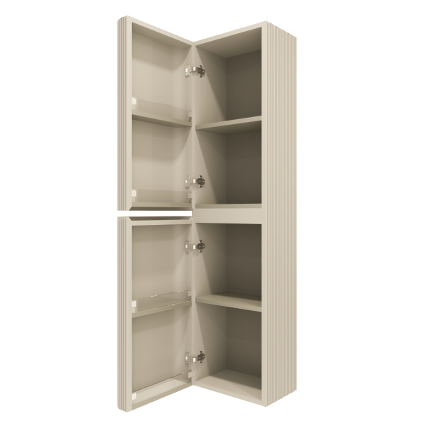 Шкаф Альто (Alto) VSC-4A150MLBG-L подвесной, левый, 1500*404*350, светло-бежевый матовый