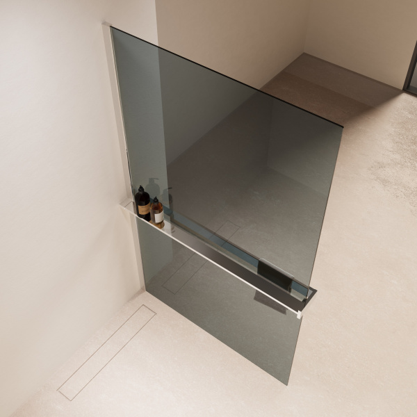 Душевая перегородка Walk-In VSW-1HR100MR, 1000*2000, хром, стекло зеркальное Душевая перегородка Walk-In VSW-1HR100MR, 1000*2000, хром, стекло зеркальное