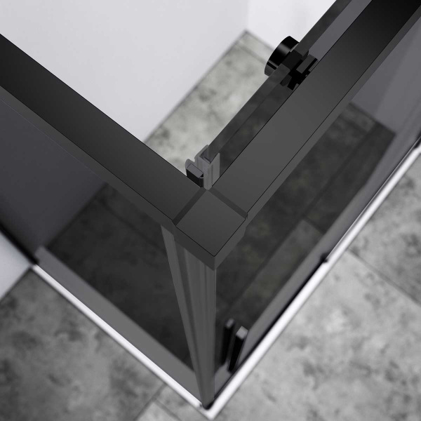 Душевой уголок Slim-N VSR-4SN9012CGB, 1200*900, черный, стекло тонированное Душевой уголок Slim-N VSR-4SN9012CGB, 1200*900, черный, стекло тонированное