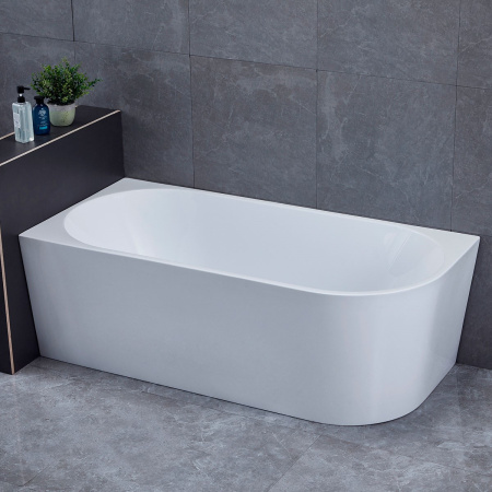 Ванна акриловая Vincea VBT-402-1700L, 1700*800*580, цвет белый, левая, щелевой перелив