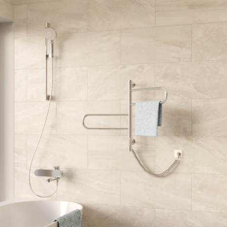 Полотенцесушитель электрический Vincea VTD-1R1CE 44x60, хром, таймер