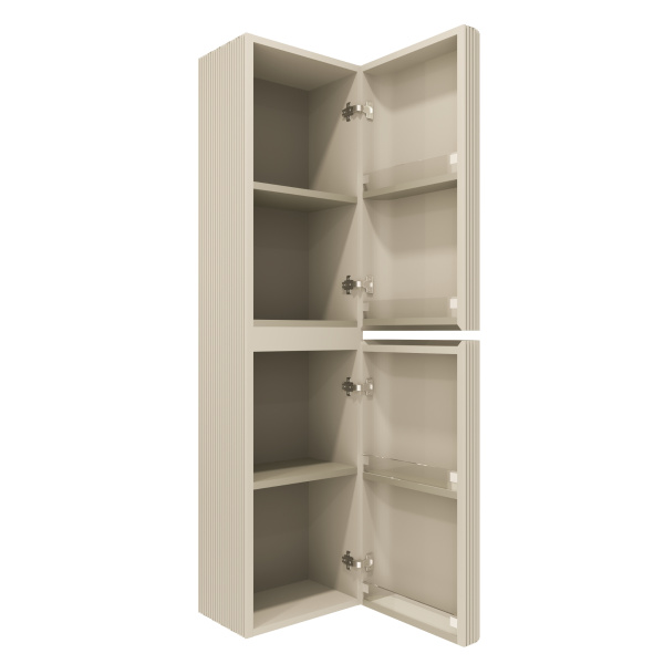 Шкаф Альто (Alto) VSC-4A150MLBG-R подвесной, правый, 1500*404*350, светло-бежевый матовый