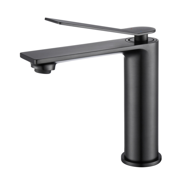 Смеситель для раковины Verse VBF-2VE1GM однорычажный, вороненая сталь