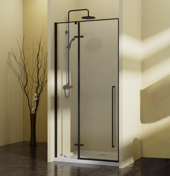 Душевая дверь Slim-N VDPH-5SN900CLB, 900, черный, стекло прозрачное Душевая дверь Slim-N VDPH-5SN900CLB, 900, черный, стекло прозрачное