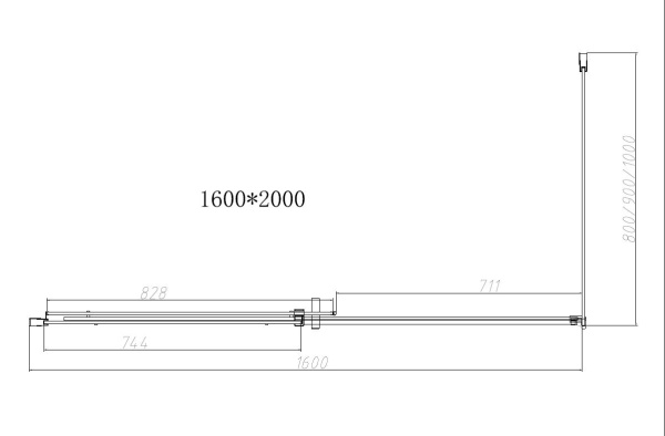 Душевой уголок Dice VSR-4D8016CLB, 1600*800, черный, стекло прозрачное Душевой уголок Dice VSR-4D8016CLB, 1600*800, черный, стекло прозрачное