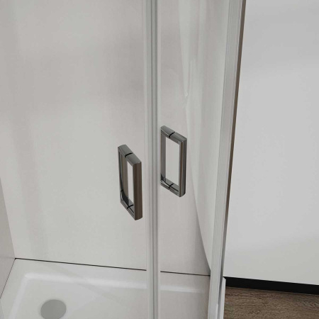 Душевой уголок Сити (City) VSQ-5CT800CL, 800*800, хром, стекло прозрачное