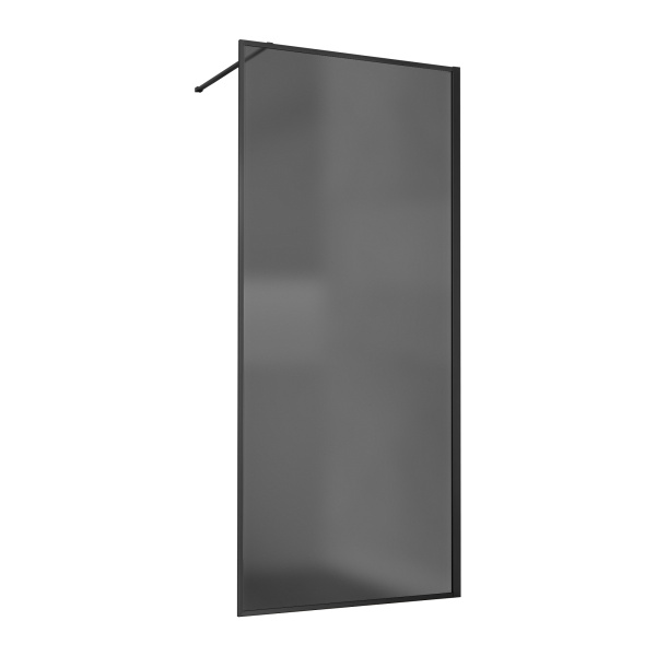 Душевая перегородка Walk-In VSW-1HP900GFB, 900*2000, черный матовый, стекло матовое тонированное Душевая перегородка Walk-In VSW-1HP900GFB, 900*2000, черный матовый, стекло матовое тонированное