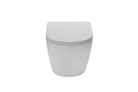 Унитаз подвесной Глобо (Globo) VT1-14T Торнадо, цвет белый, ультратонкое микролифт сиденье