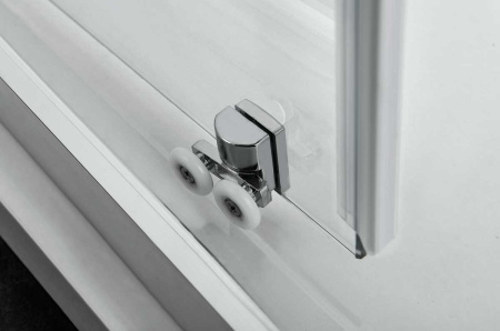 Душевой уголок Альфа (Alpha) VSS-3AL900CL, 900*900, хром, стекло прозрачное