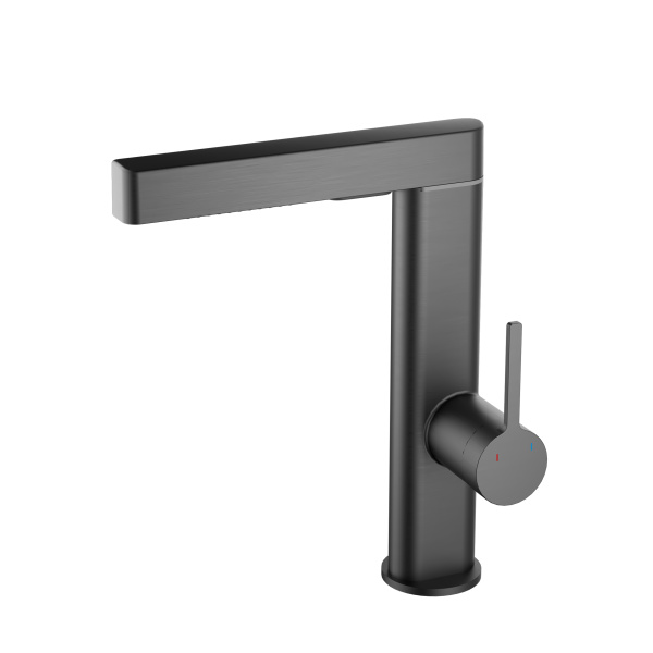 Смеситель для кухни Vincea VKF-22GM, вороненая сталь