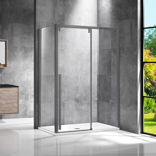 Душевой уголок Lugano VSR-1L1012CLGM-1, 1200*1000, вороненая сталь, стекло прозрачное Душевой уголок Lugano VSR-1L1012CLGM-1, 1200*1000, вороненая сталь, стекло прозрачное