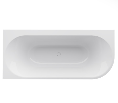 Ванна акриловая Vincea VBT-704-1800-L, 1800*800*585, цвет белый, левая, щелевой перелив, слив белый