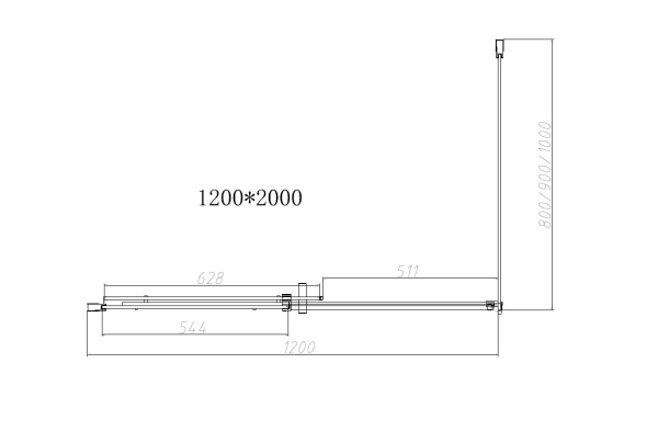 Душевой уголок Dice VSR-4D8012CLB, 1200*800, черный, стекло прозрачное Душевой уголок Dice VSR-4D8012CLB, 1200*800, черный, стекло прозрачное