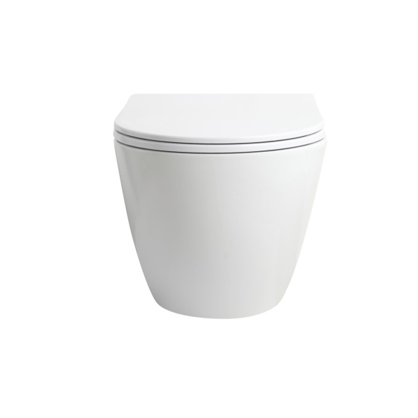 Унитаз подвесной Globo VT1-74T Tornado, цвет белый, ультратонкое soft-close сиденье