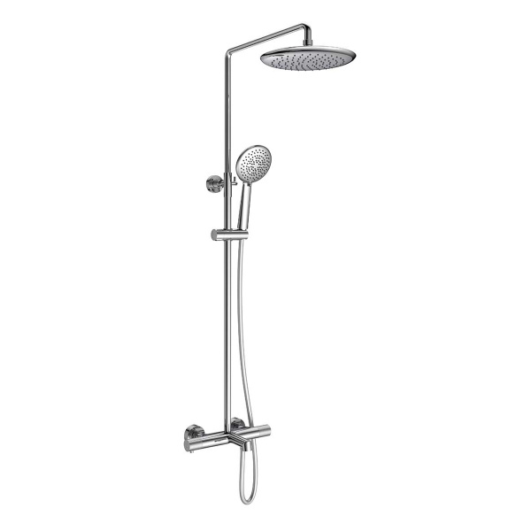Душевая стойка Desire VSFS-1D1TCH термостатическая с изливом, 25см верх душ, хром