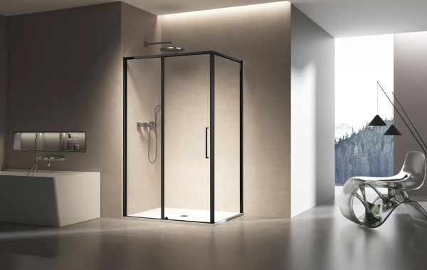 Душевой уголок Slim 8mm VSR-6SL8012CLB, 1200*800, черный, стекло прозрачное Душевой уголок Slim 8mm VSR-6SL8012CLB, 1200*800, черный, стекло прозрачное