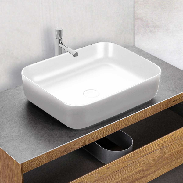Раковина керамическая Vincea VBS-105, 500*410*130, накладная, цвет белый Раковина керамическая Vincea VBS-105, 500*410*130, накладная, цвет белый
