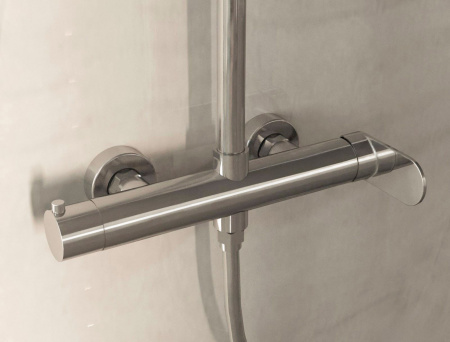 Душевая стойка Рондо (Rondo) VSFS-1R0CH без излива, хром