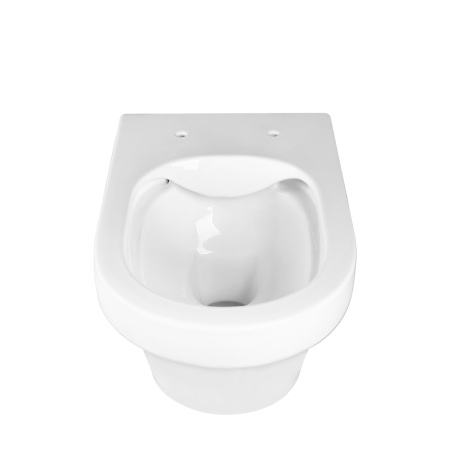 Унитаз подвесной безободковый Vincea Эдж-М (Edge-M) VT1-37, цвет белый, ультратонкое сиденье с плавным опусканием, Горизонтальный выпуск