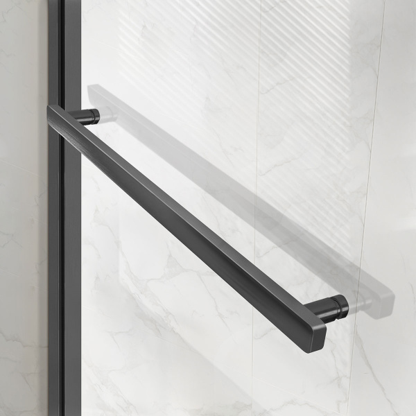 Душевой уголок Slim Soft VSR-1SS9011CLGM, 1100*900, вороненая сталь, стекло прозрачное Душевой уголок Slim Soft VSR-1SS9011CLGM, 1100*900, вороненая сталь, стекло прозрачное