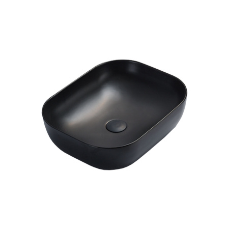 Раковина керамическая Vincea VBS-101MB, 500*400*140, цвет матовый черный