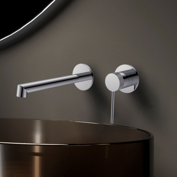 Смеситель для раковины Rim VBFW-2RM1CH встраиваемый однорычажный, хром