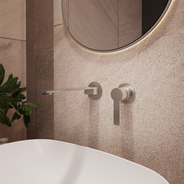 Смеситель для раковины Линеа (Linea) VBFW-4LN1BN встраиваемый, брашированный никель