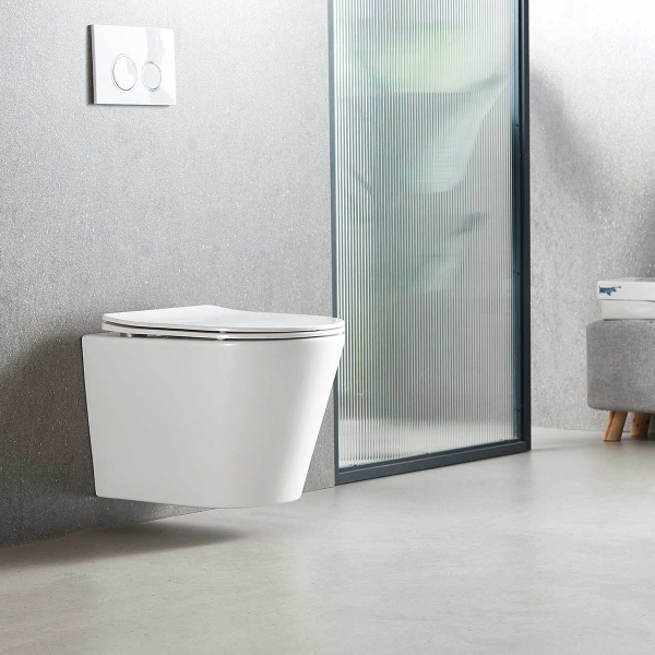 Унитаз подвесной Piatti VT1-11T Tornado, цвет белый, ультратонкое soft-close сиденье