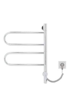 Полотенцесушитель электрический Vincea VTD-1R1CE 44x60, хром, таймер