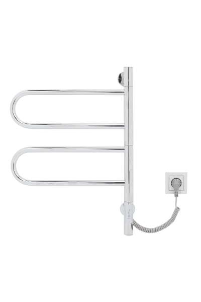 Полотенцесушитель электрический Vincea VTD-1R1CE 44x60, хром, таймер