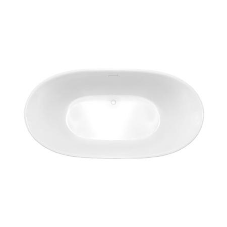 Ванна акриловая Vincea VBT-405-1700MW, 1700*800*580, цвет белый мат., щелевой перелив, слив белый