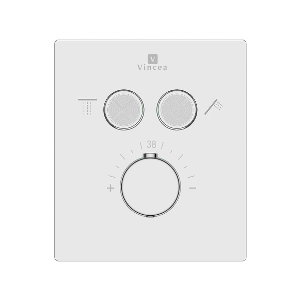 Встраиваемый смеситель для душа VSCV-321T-MCH двухфункциональный, термостатический, хром