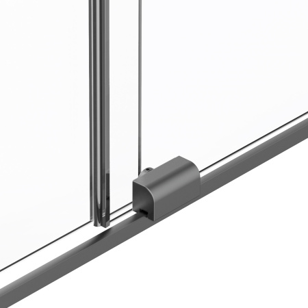 Душевая перегородка Волк-Ин (Walk-In) VSW-1WSL120CGGM, 1200*2000, вороненая сталь, стекло тонированное