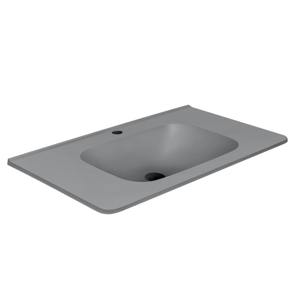 Раковина VCB-2VP800G из кварцевого камня, цвет серый