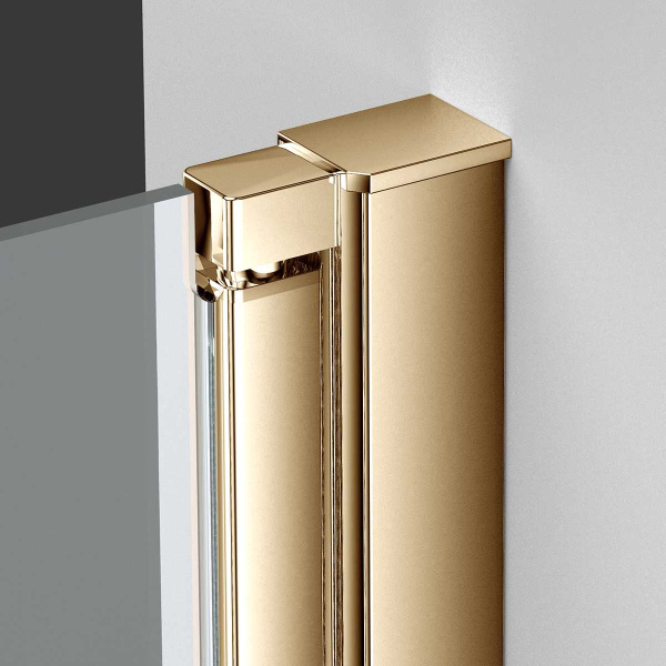 Душевая дверь Alpha VDP-3AL800CLG , брашированное золото, стекло прозрачное Душевая дверь Alpha VDP-3AL800CLG , брашированное золото, стекло прозрачное