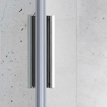 Душевой уголок Слим (Slim) VPR-2SL9090CL, 900*900, хром, стекло прозрачное