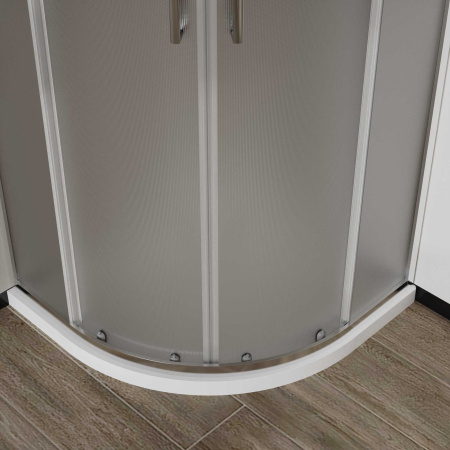 Душевой уголок Сити (City) VSQ-5CT800MT, 800*800, хром, стекло текстурное