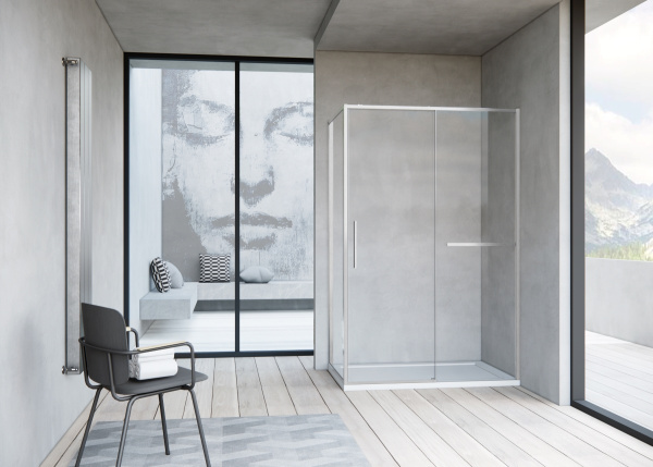 Душевой уголок Slim Soft VSR-1SS9012CLBN, 1200*900, брашированный никель, стекло прозрачное Душевой уголок Slim Soft VSR-1SS9012CLBN, 1200*900, брашированный никель, стекло прозрачное
