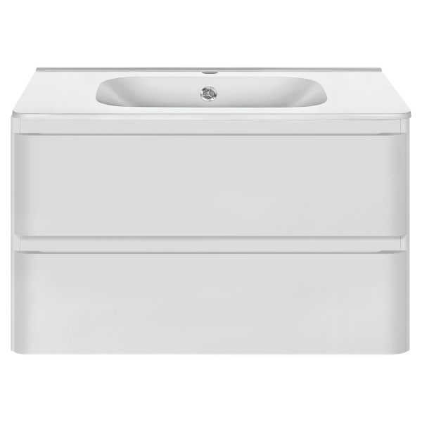 База под раковину Vico 800 подвесная, 2 выкатных ящика soft close, G.White