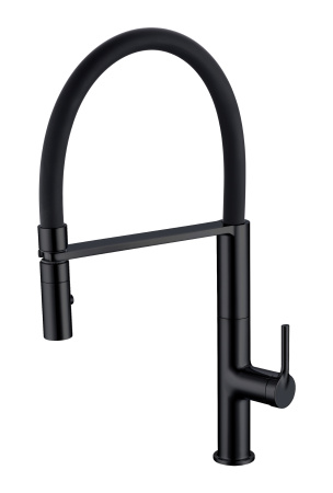 Смеситель для кухни Vincea VKF-114MB, черный